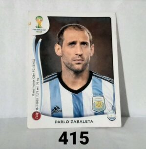 Figurinha copa do mundo 2014