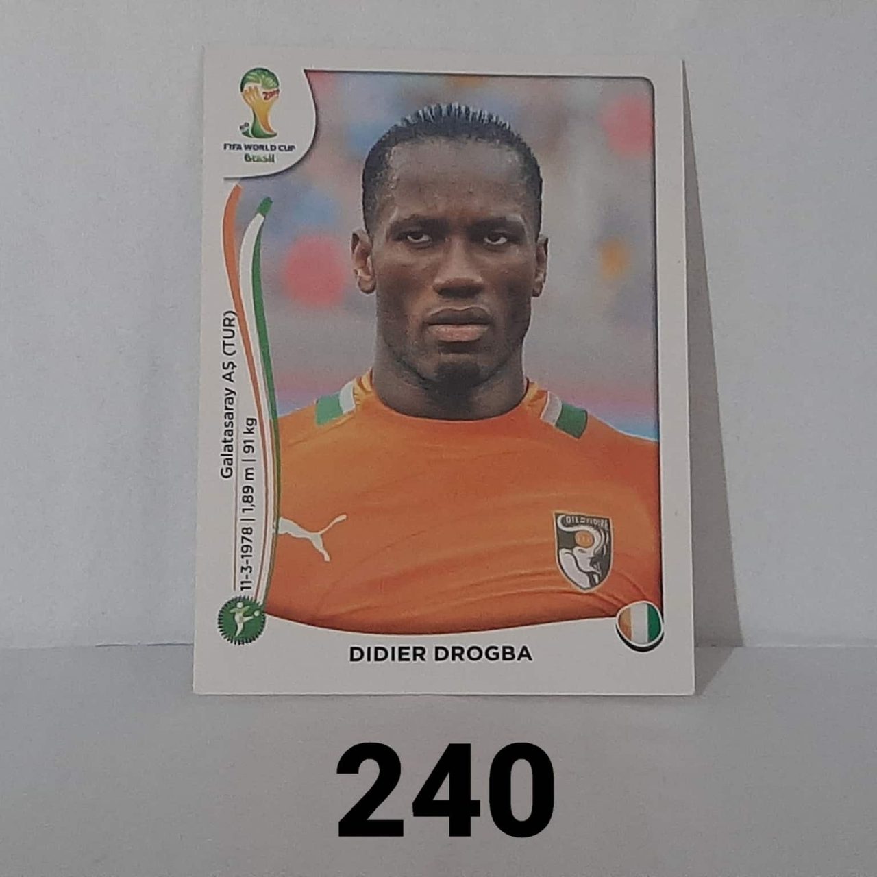 Figurinha copa do mundo 2014