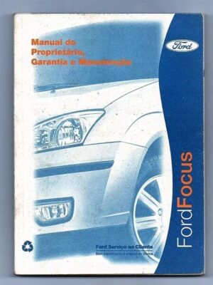 Manual Do Proprietario Ford Focus - 2007 - Em Branco