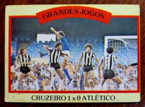 Ping Pong Futebol Cards - Grandes Jogos Nº 05-B (Cruzeiro 1 X 0 Atlético)