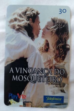 241C Cartão telefone Brasil Telecom 2002. A vingança do mosqueteiro 2 de 2.