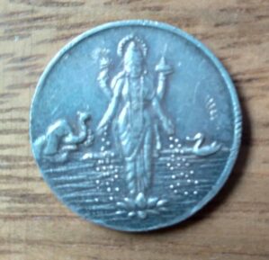5ab. Ficha Token Camelo Pato figura indiana? Chinesa?