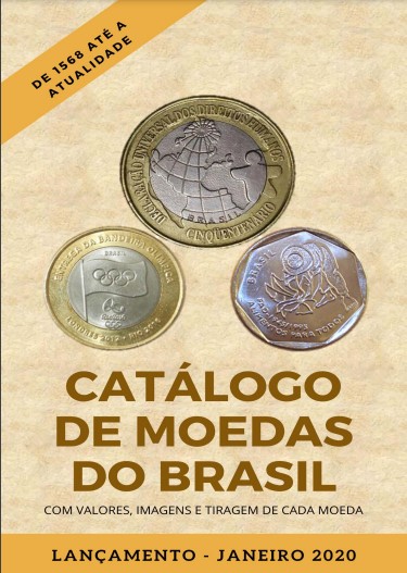 Capa catalogo de moedas Casa do Colecionador