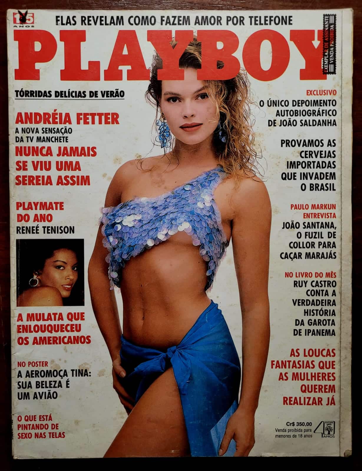 Playboy No 183 Andreia Fetter 1 Casa do Colecionador