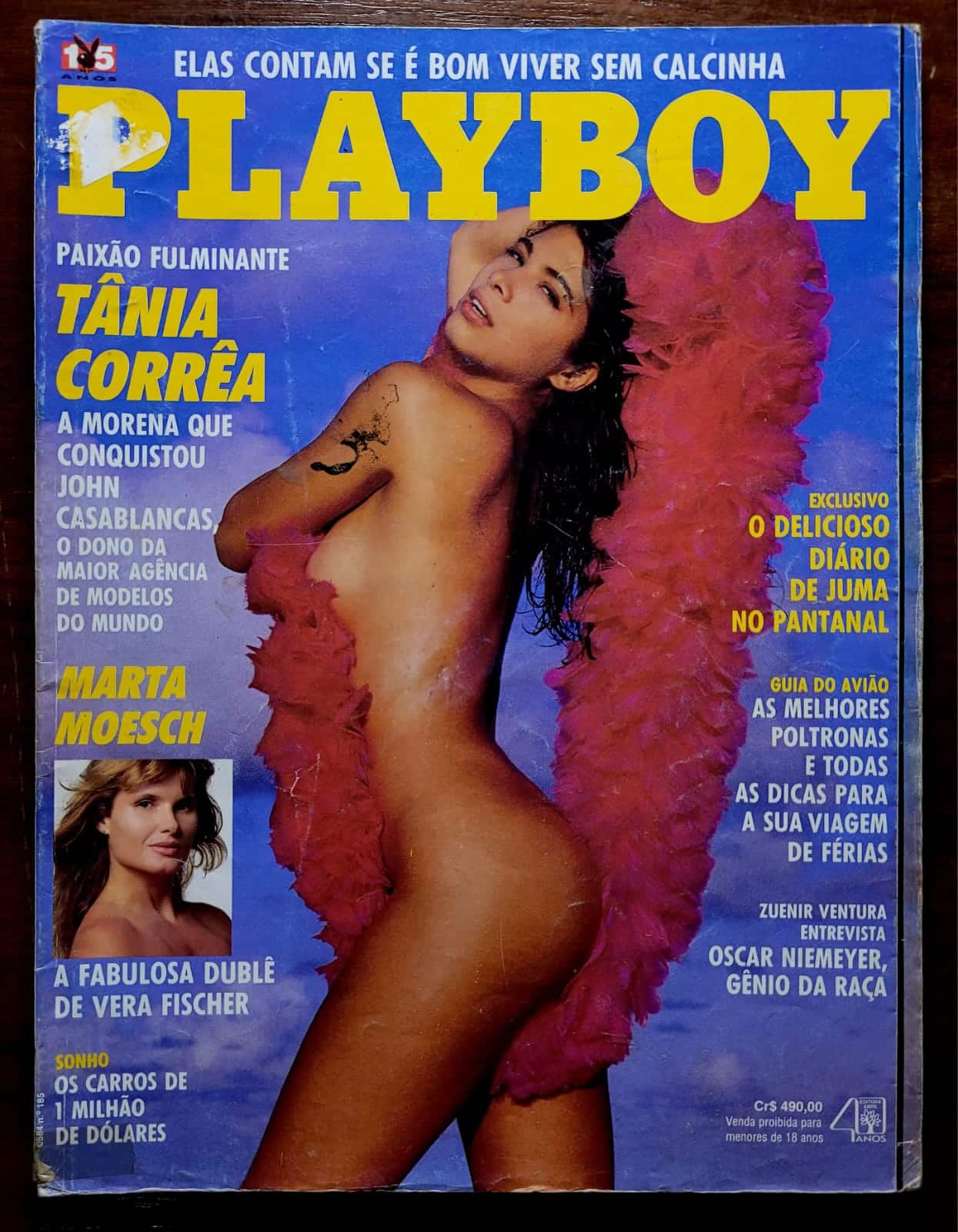 Playboy No 185 Tania Correa 1 Casa do Colecionador