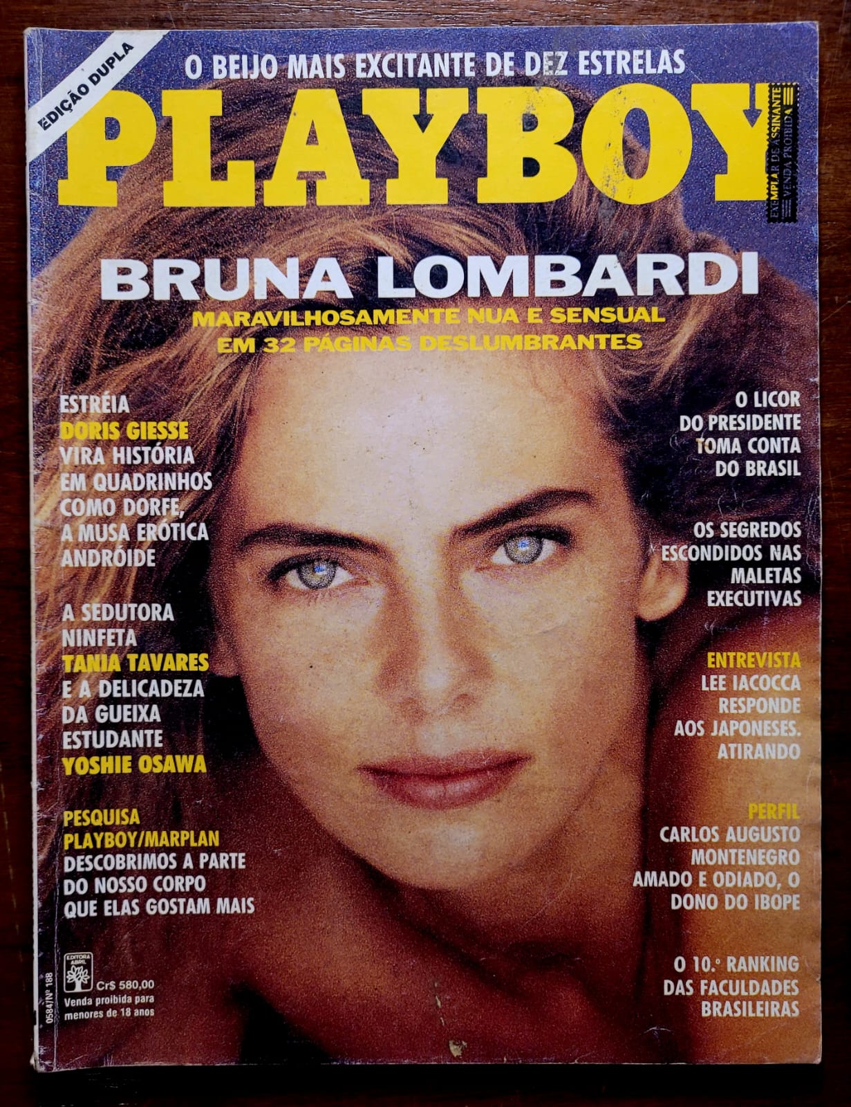 Playboy No 188 Bruna Lombardi 1 Casa do Colecionador