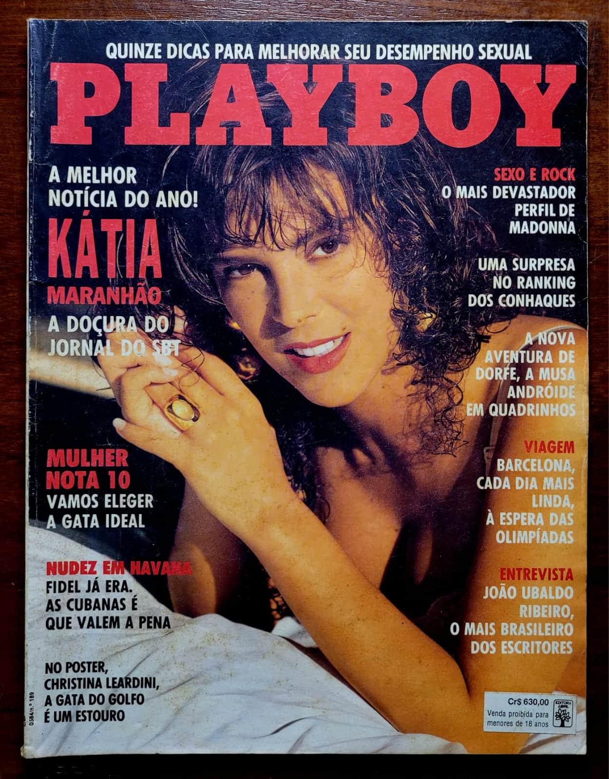 Playboy No 189 Katia Maranhao 1 Casa do Colecionador
