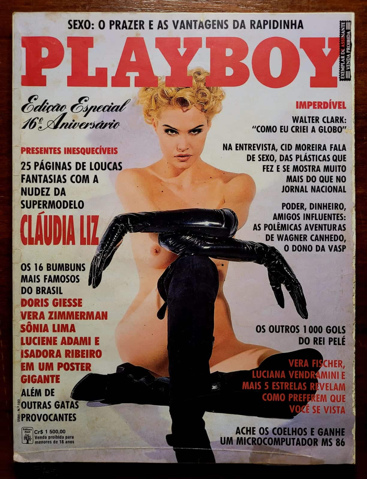Playboy No 193 Claudia Liz 1 Casa do Colecionador