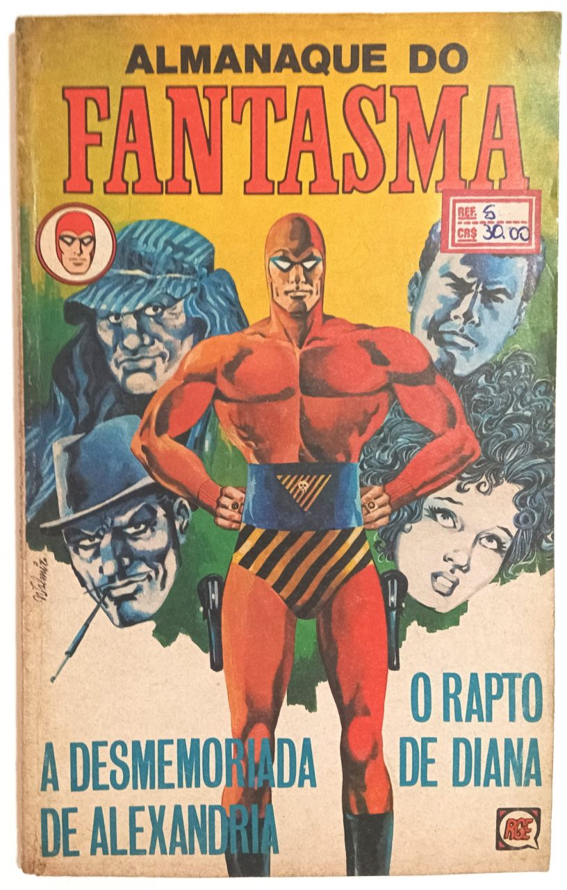 Almanaque do Fantasma - O Rapto de Diana RGE 1977 (formatinho) HQ/Gibi