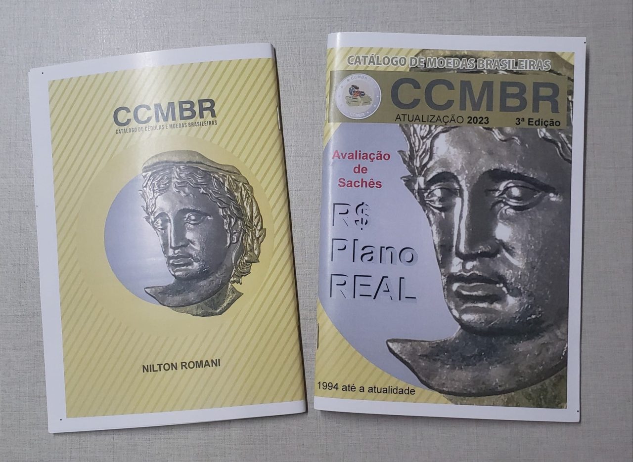 Catálogo CCMBR de moedas e saches exclusivo plano real