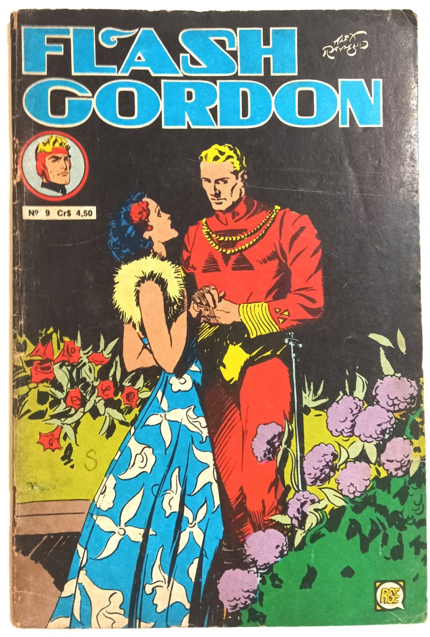 | Casa do Colecionador Flash Gordon nº 9 segunda série, formatinho, RGE 1976. HQ/Gibi