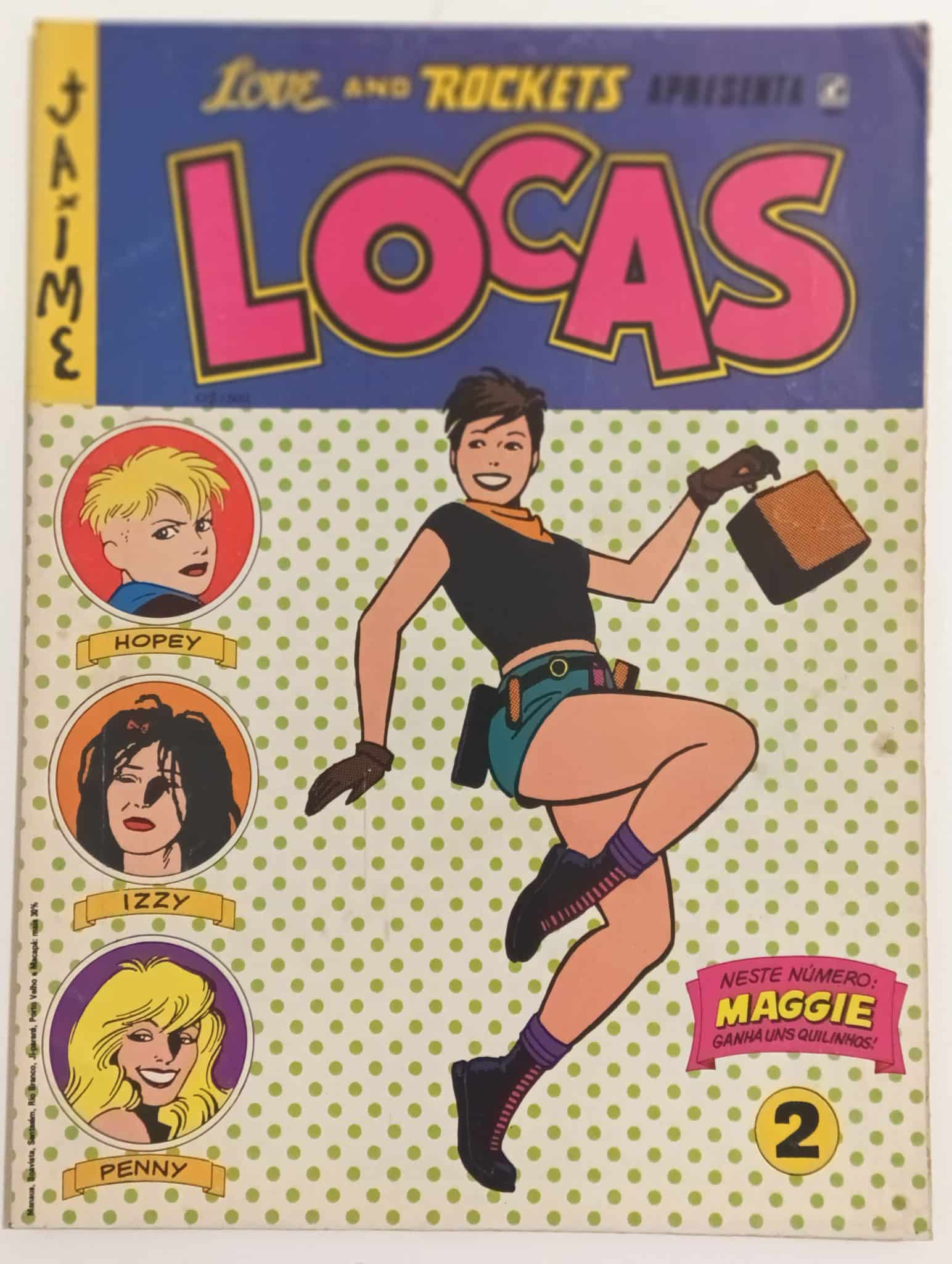 Locas nº 1 e 2, Coleção Completa, Record 1991. HQ/Gibi