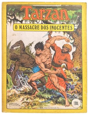 Tarzan - O Massacre dos Inocentes,Edição Especial, Ebal-1980. HQ/Gibi/Ed. Especial