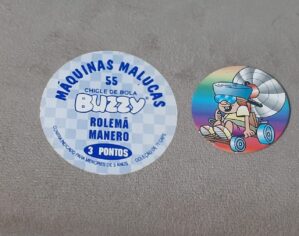 Tazo Chicle de bola Buzzy Maquinas malucas N 55