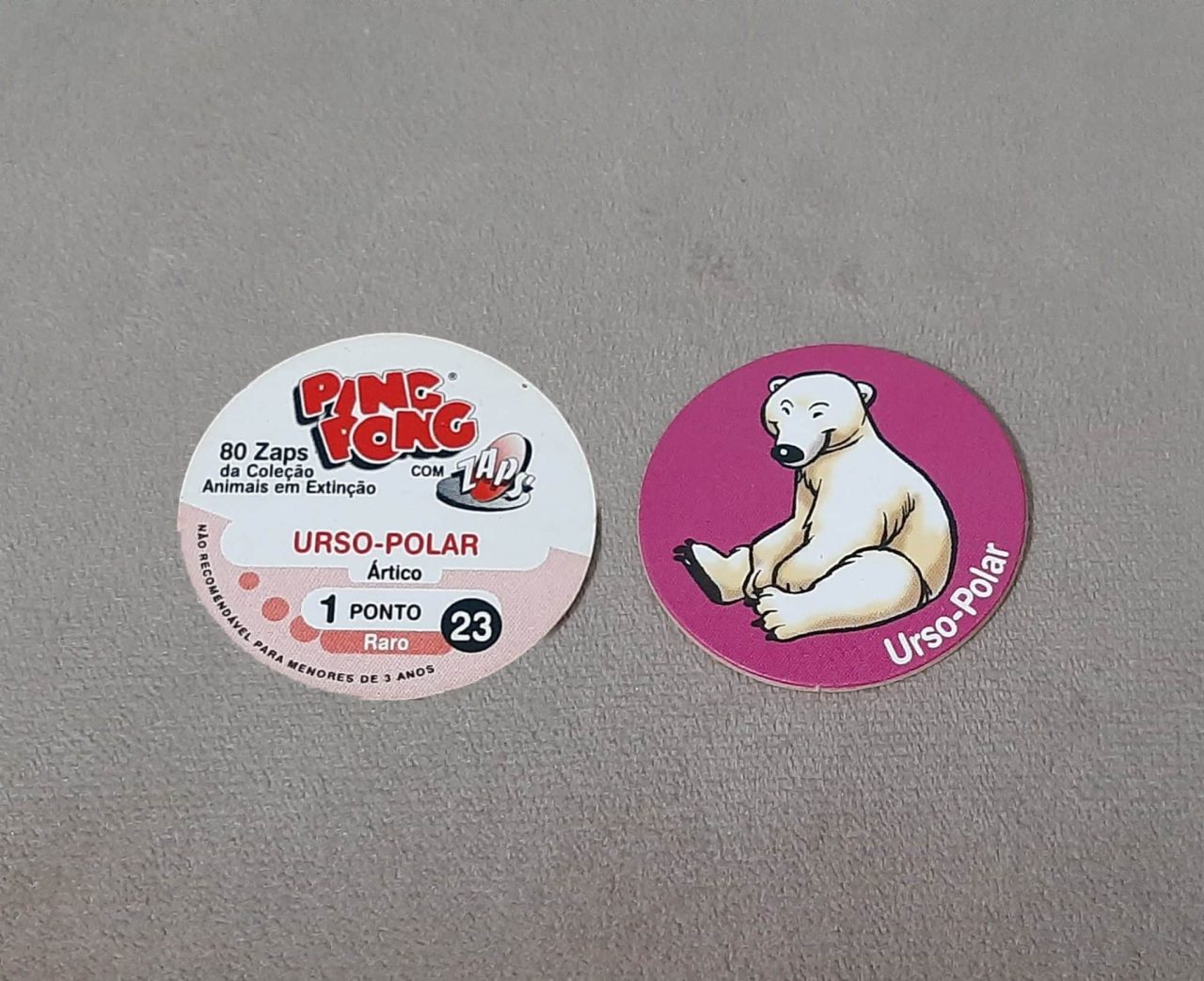 Tazo Ping Pong Animais em Extinção N 23