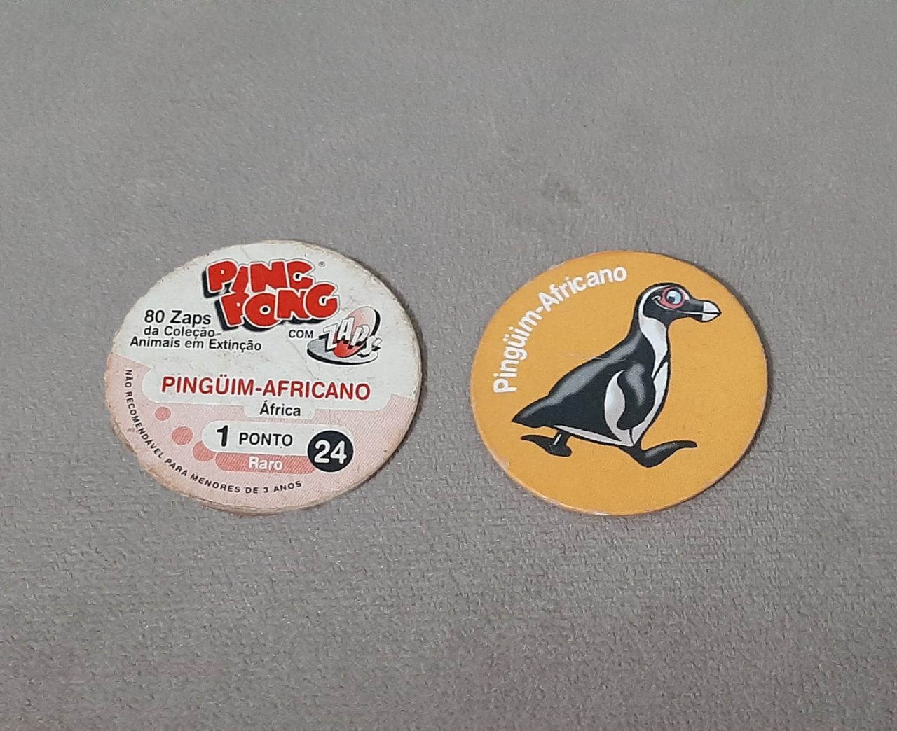 Tazo Ping Pong Animais em Extinção N 24