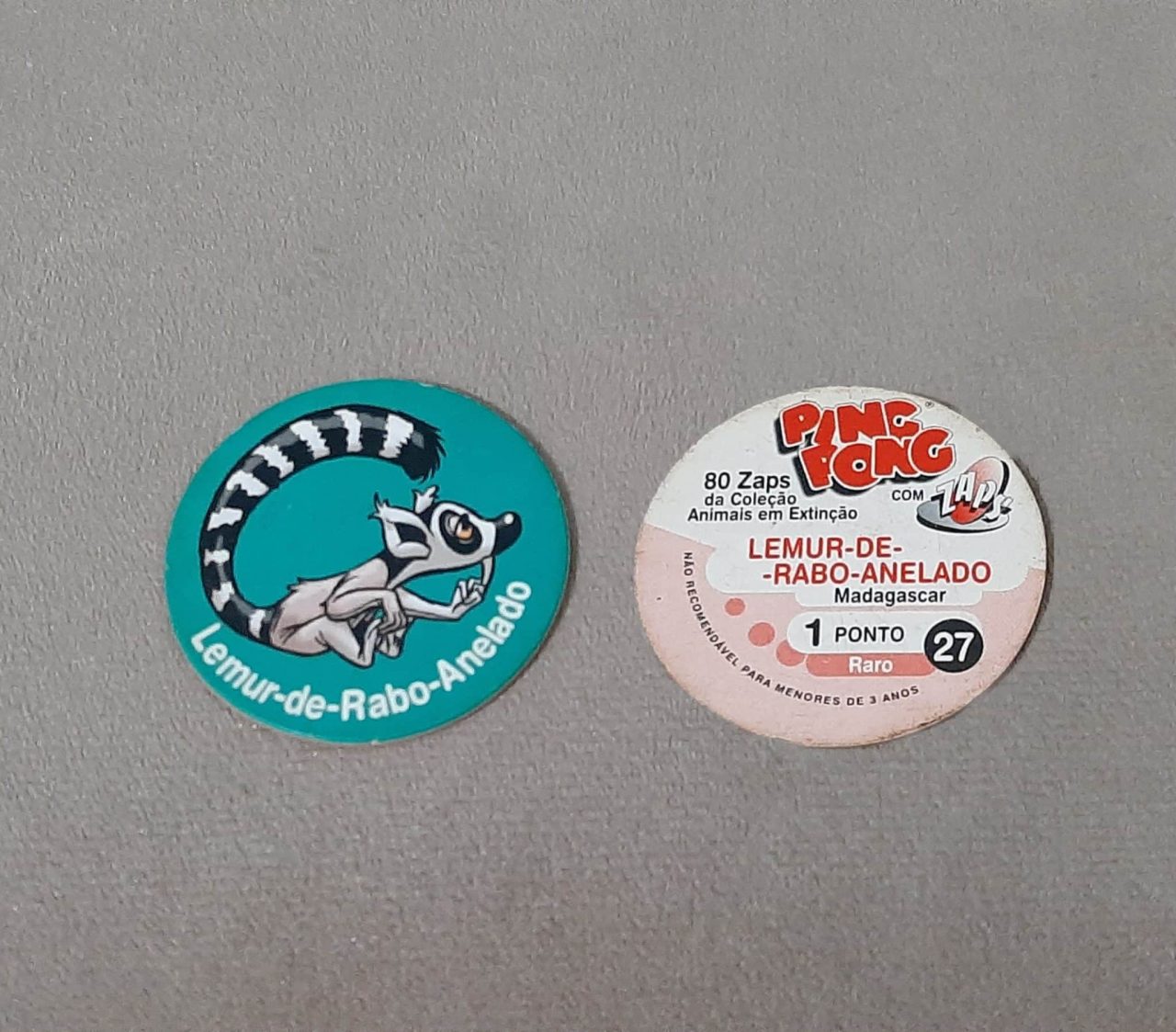 Tazo Ping Pong Animais em Extinção N 27