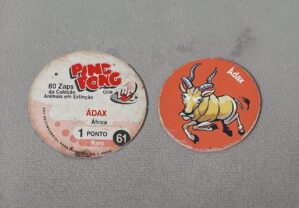 Tazo Ping Pong Animais em Extinção N 61