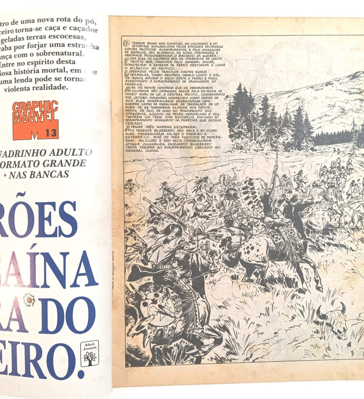 | Casa do Colecionador Tenente Blueberry nº4, Abril-1992. HQ/Gibi
