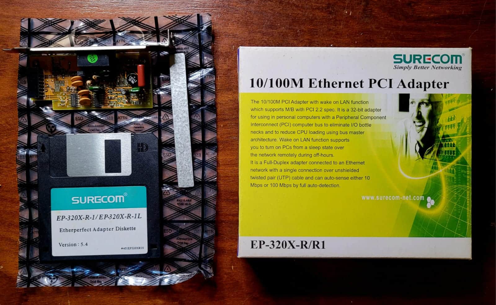 10 100M Ethernet PCI Adapter 1 Casa do Colecionador