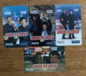 242Q Cartão telefone Brasil Telefônica 2001. Hora do Rush 2. Valor de cada ct.