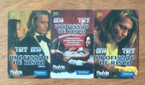 242Q Cartão telefone Brasil Telefônica 2001. Profissão de risco. Valor de cada ct.