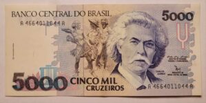 5.000 (Cinco Mil Cruzeiros) - Cédula C220 - SOB (Ano 1992)