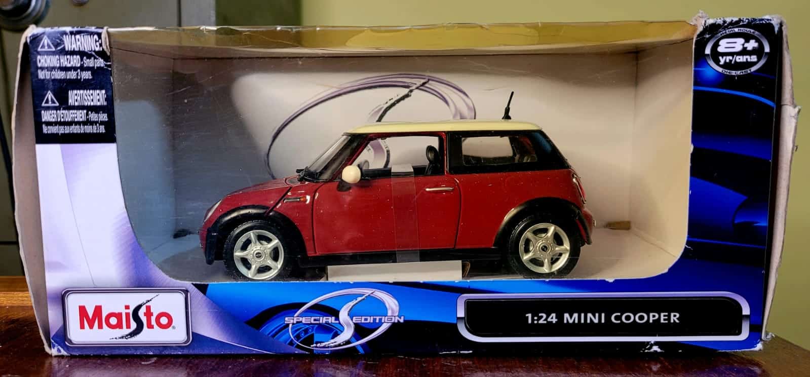 Carro Mini Cooper Vermelho 1 24 Maisto 1 Casa do Colecionador