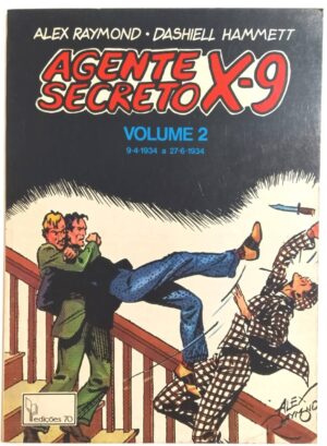 Agente Secreto X-9 vol.2. Edições 70-1981. HQ/Gibi