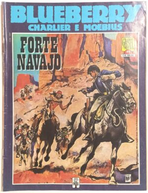 Blueberry (Charlier e Moebius) Forte Navajo, Graphic Novel #21, Abril-1990. HQ/Gibi