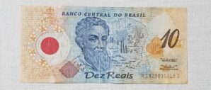 Cédula de 10 reais de polimero MBC