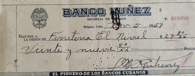 CHEQUE BANCÁRIO