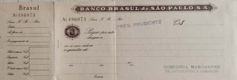 CHEQUE BANCÁRIO