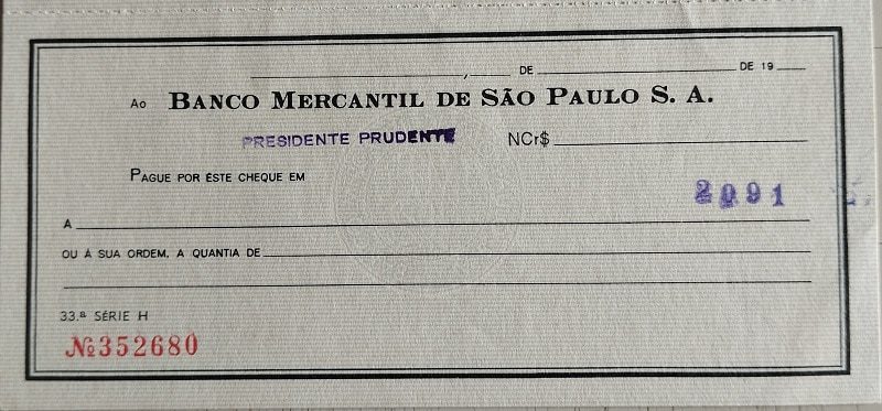 CHEQUE BANCÁRIO
