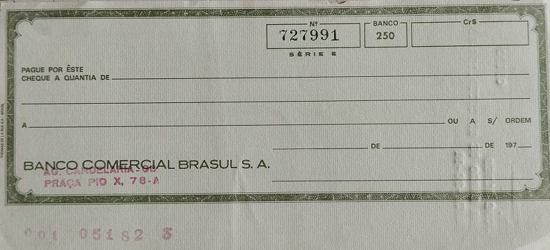 CHEQUE BANCÁRIO