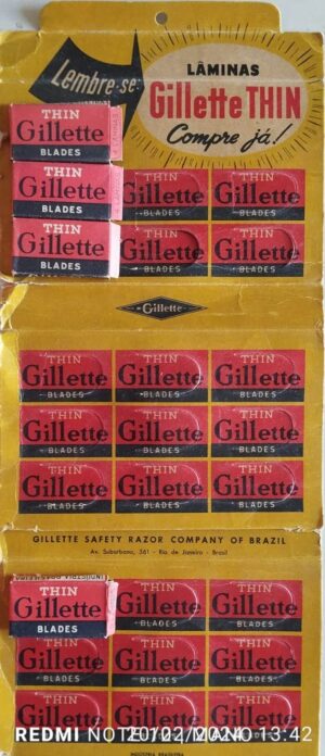 GILLETTE MOSTRUÁRIO