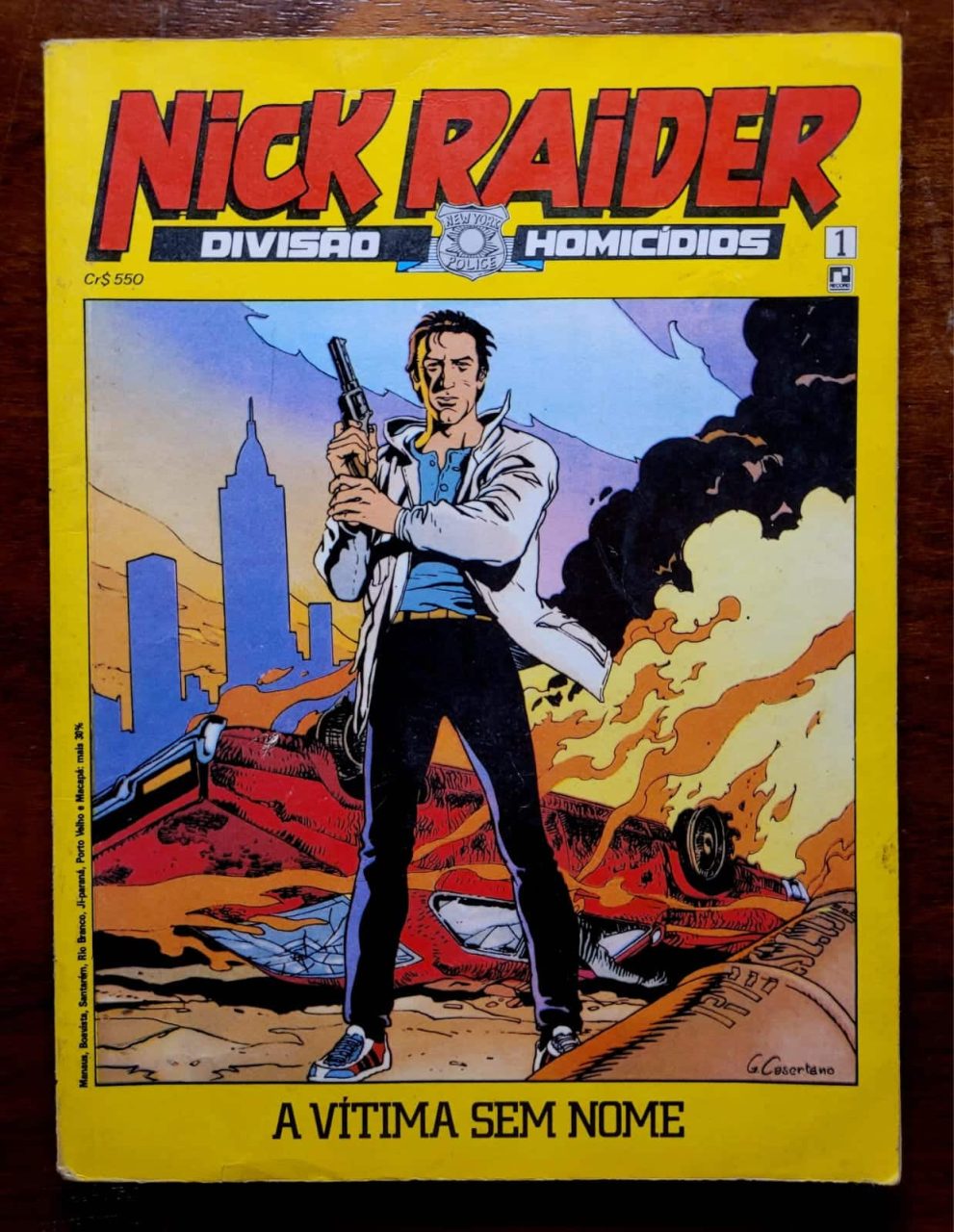 Nick Raider Nº 1 - A Vítima sem Nome - Setembro de 1991