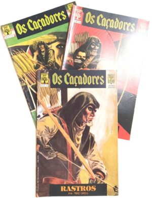 Os Caçadores, minissérie em três edições, completa, Abril-1989. HQ/Gibi