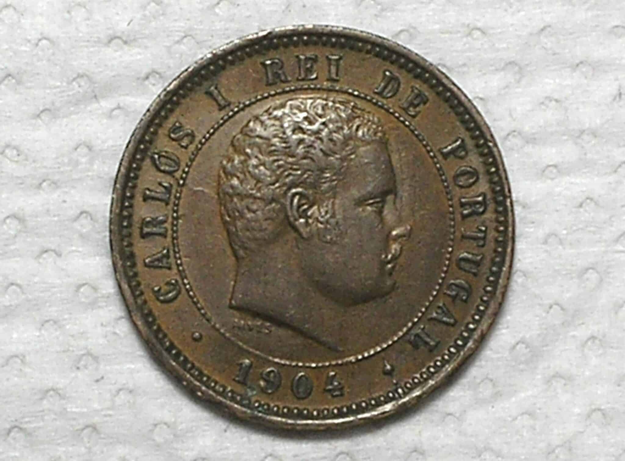 Portugal) 5 Réis - 1904 / Soberba / Bronze / box50