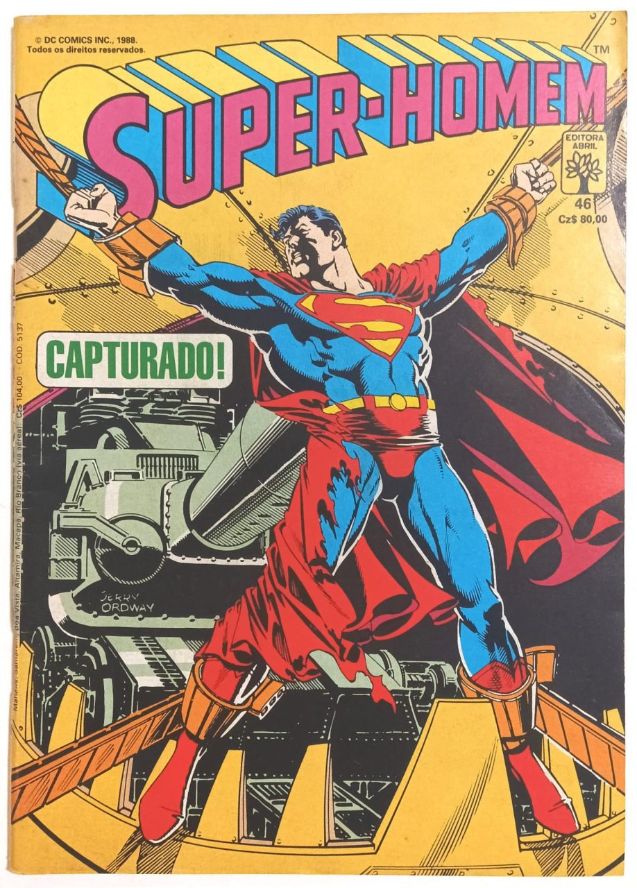 Super-Homem nº 45, Abril-1988. HQ/Gibi