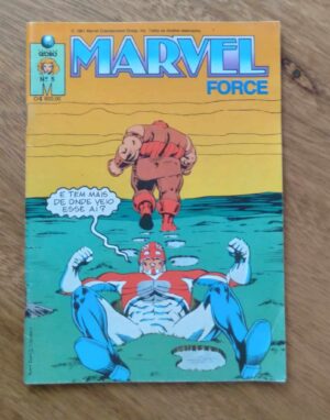 243S Gibi Marvel Force 5 Ed Globo 5 1991. Excalibur Deathwatch