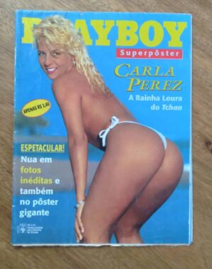243S Revista Playboy especial superposter Carla Perez a loura do Tchan
