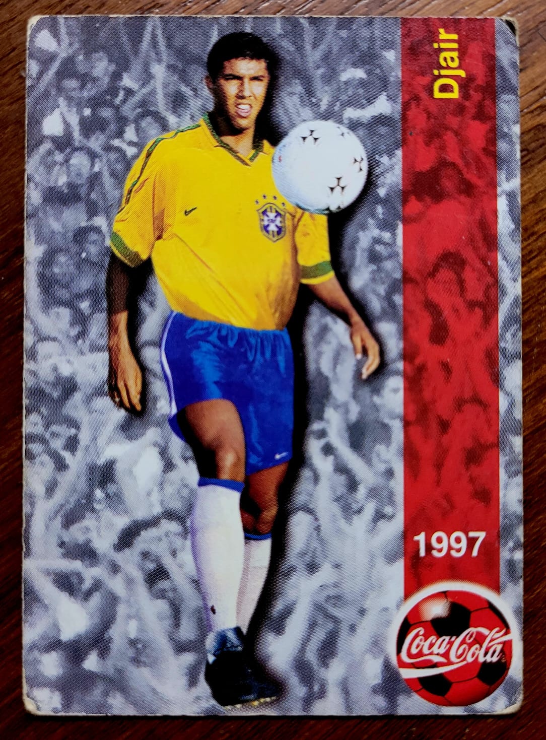 Futcard Coca Cola Panini Selecao Brasileira Copa America 1997 No 16 Djair 1 Casa do Colecionador