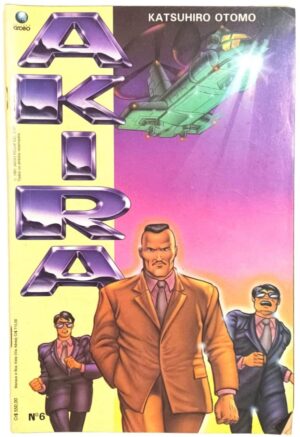 Akira nº6, Globo-1991. HQ/Gibi/Mangá