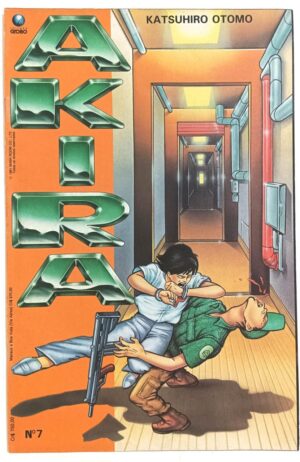 Akira nº7, Globo-1991. HQ/Gibi/Mangá