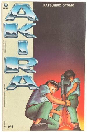 Akira nº8, Globo-1991. HQ/Gibi/Mangá