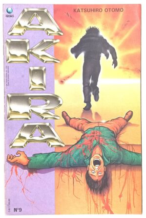 Akira nº9, Globo-1991. HQ/Gibi/Mangá