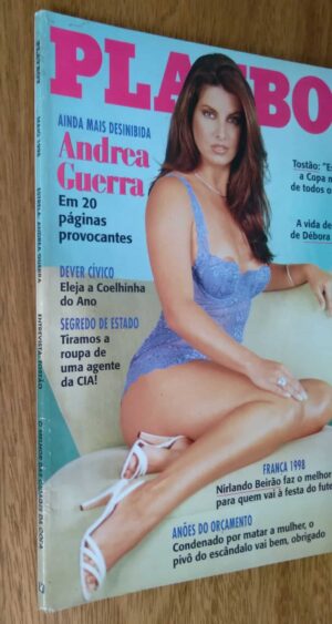 Clq. Revista Playboy 274. Poster Kati Ane. Andrea Guerra Tostão Débora Rodrigues.