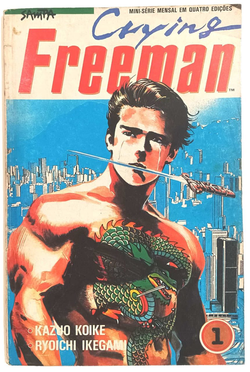 Crying Freeman nº 1, Nova Sampa-1990. HQ/Gibi/Mangá