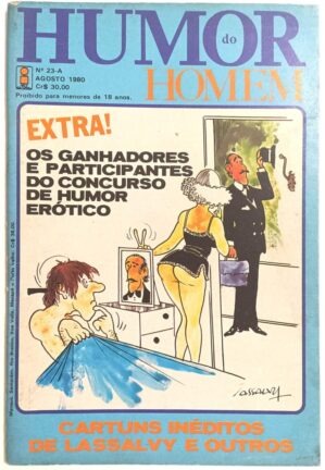 Humor do Homem nº 23-A, Ideia Editorial-1980. Humor Erótico